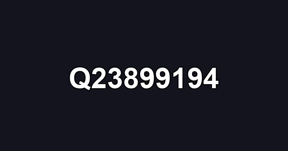Q23899194