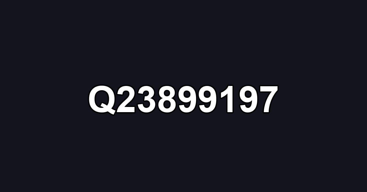Q23899197