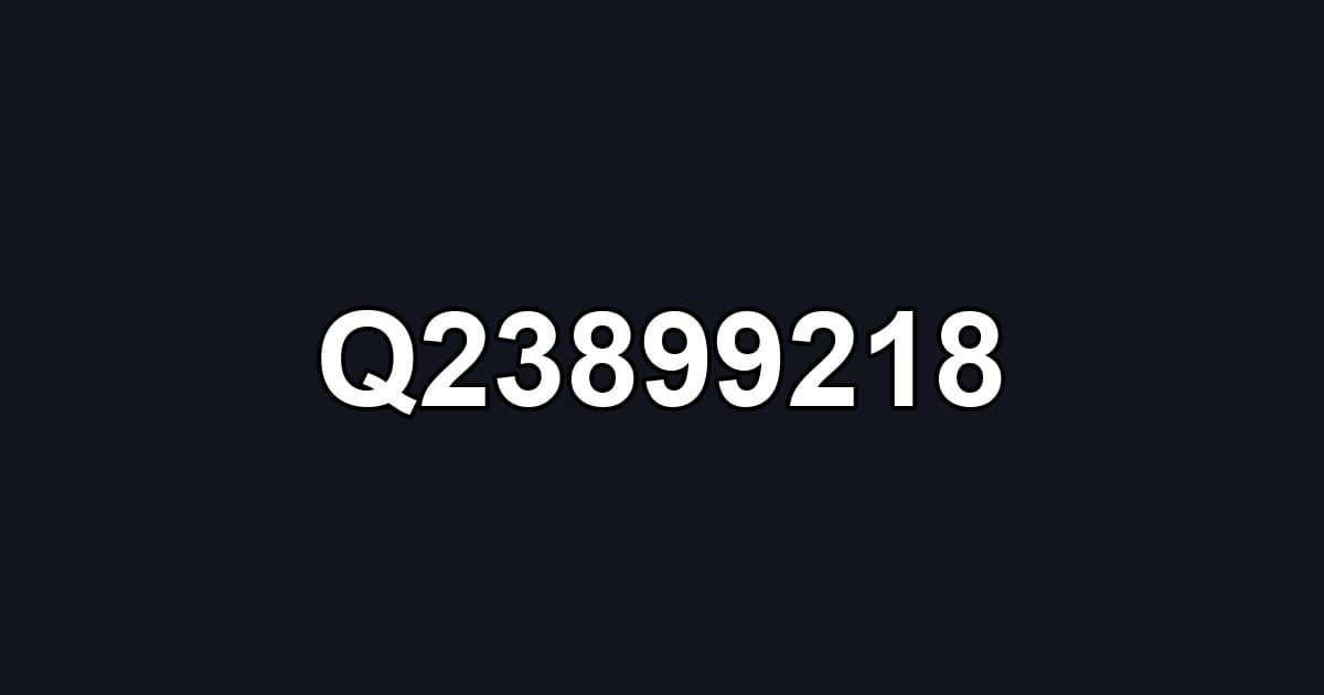 Q23899218