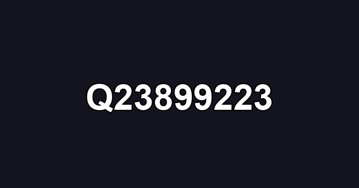 Q23899223