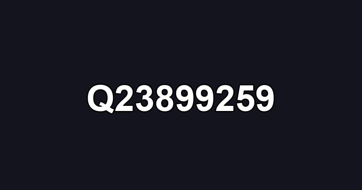 Q23899259