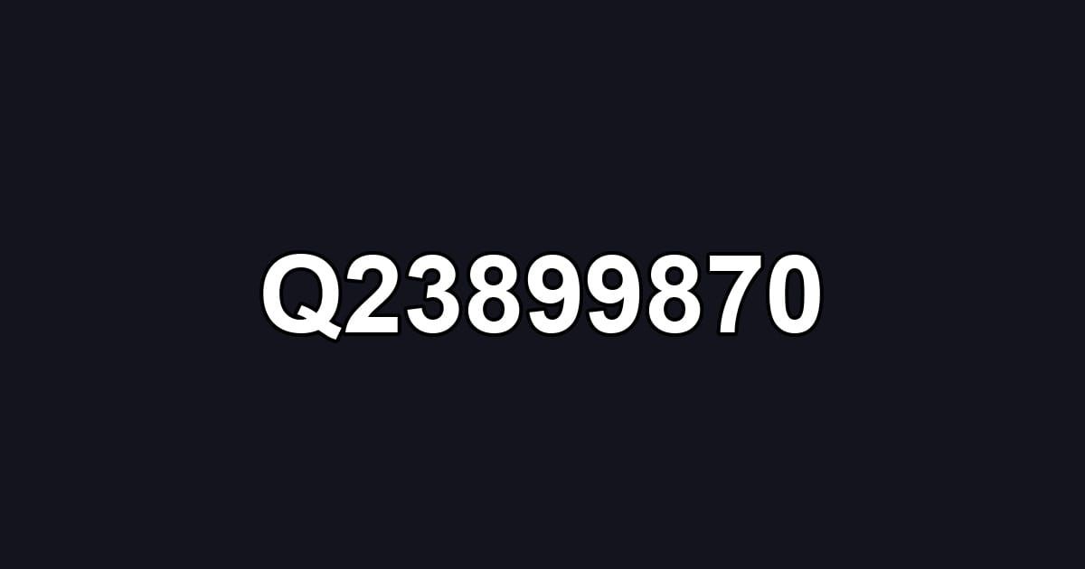 Q23899870