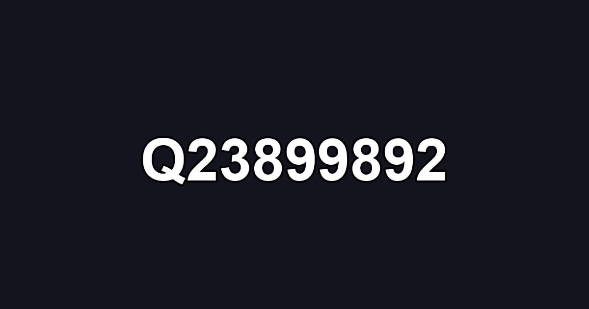 Q23899892