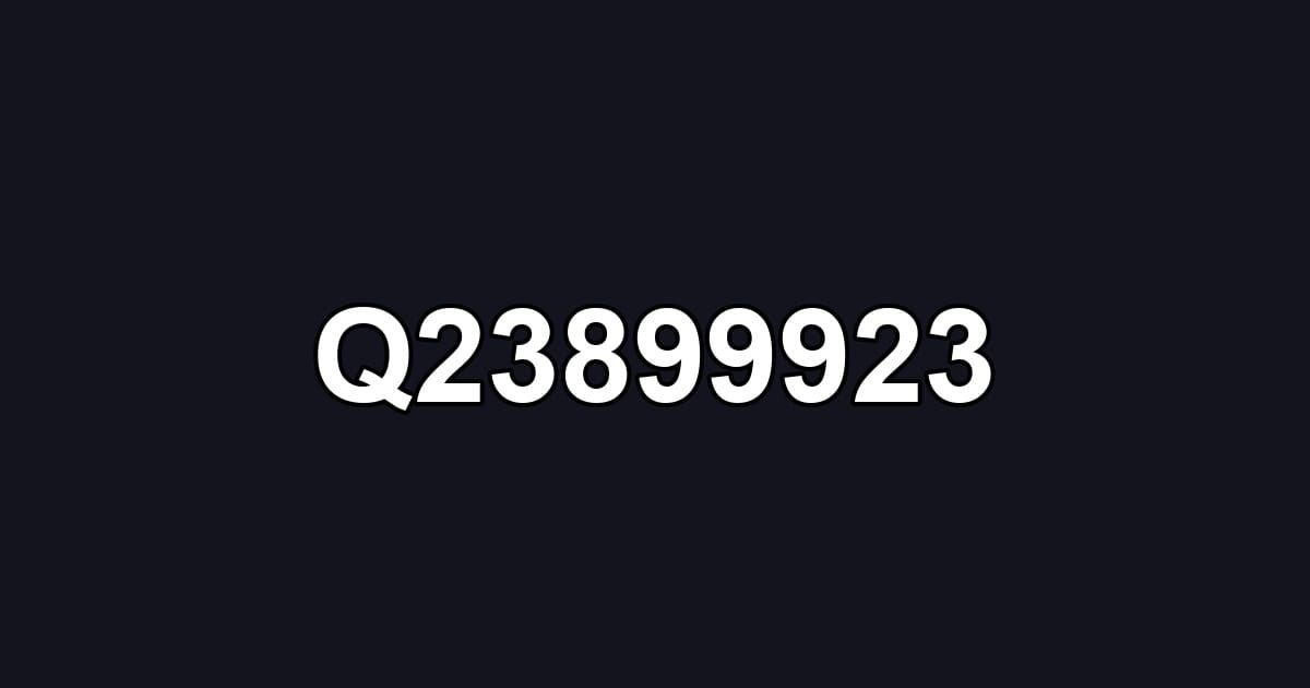 Q23899923
