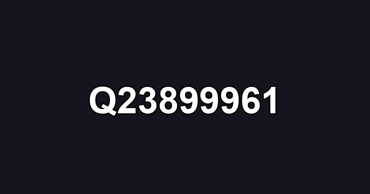 Q23899961