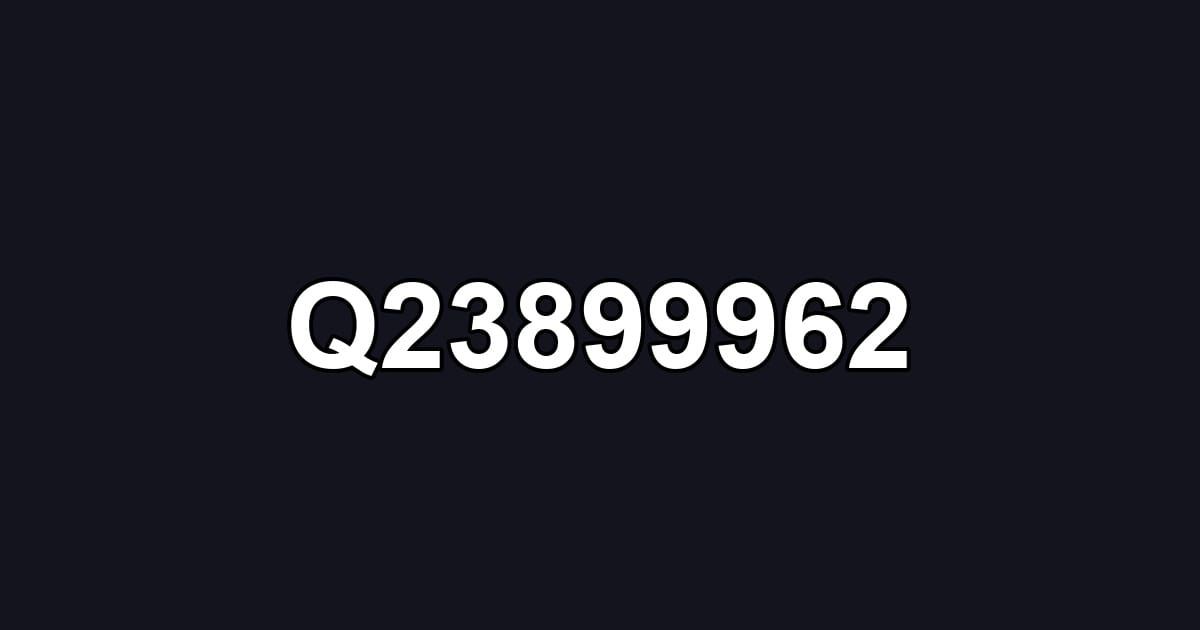 Q23899962