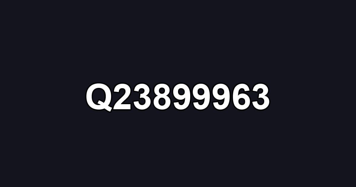 Q23899963