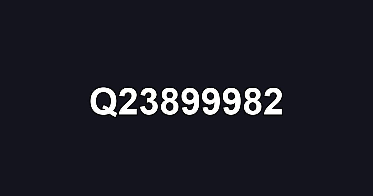 Q23899982