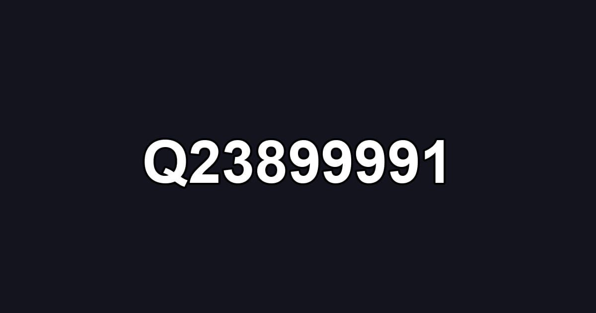 Q23899991