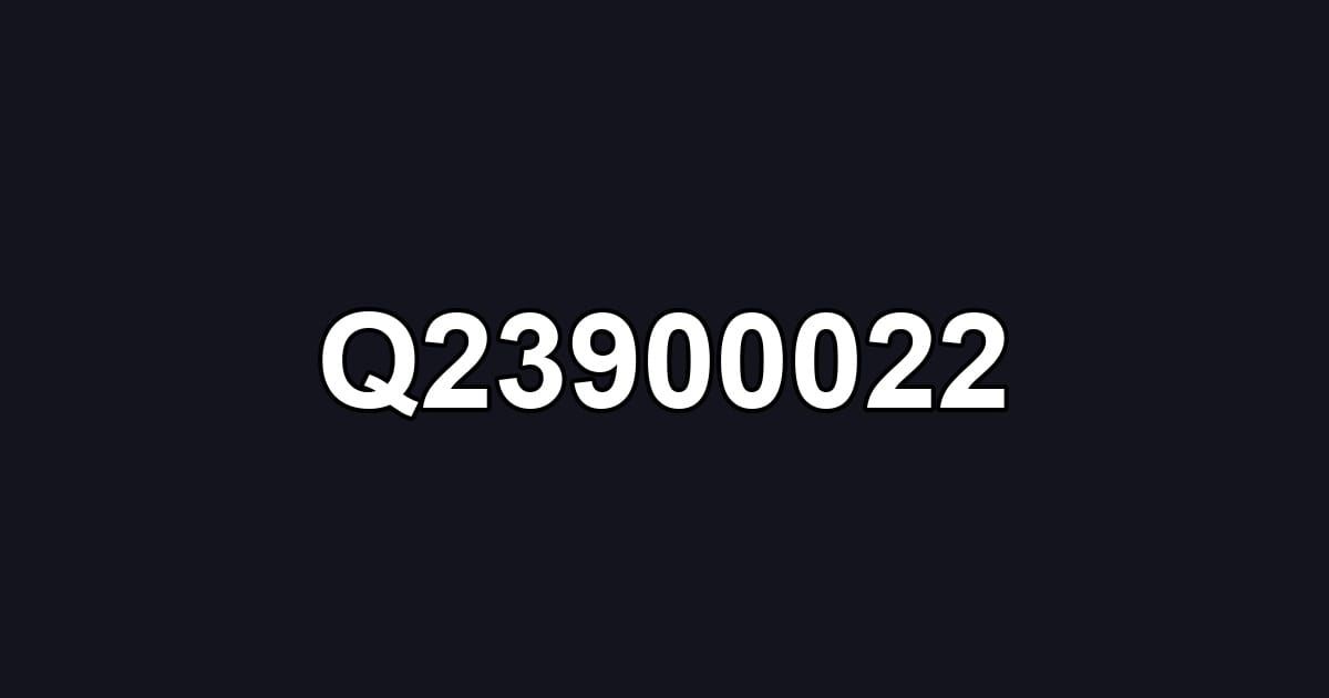 Q23900022