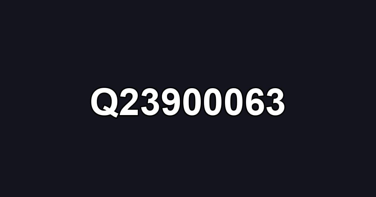Q23900063