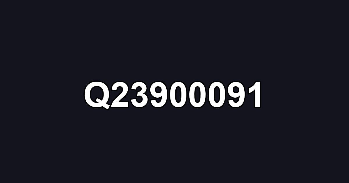 Q23900091