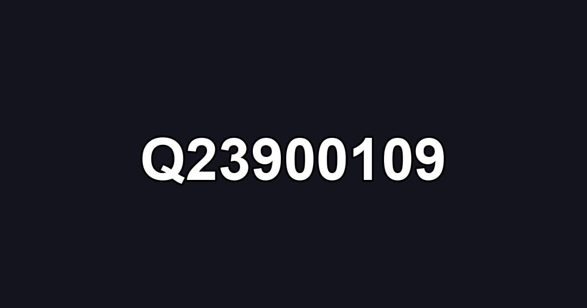 Q23900109