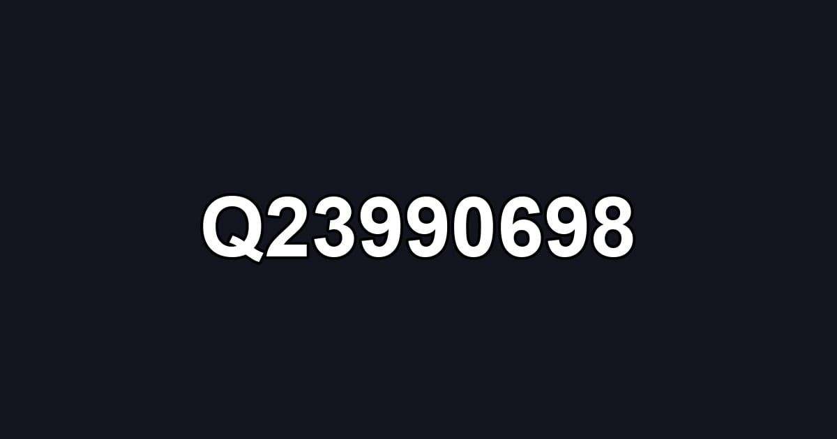 Q23990698
