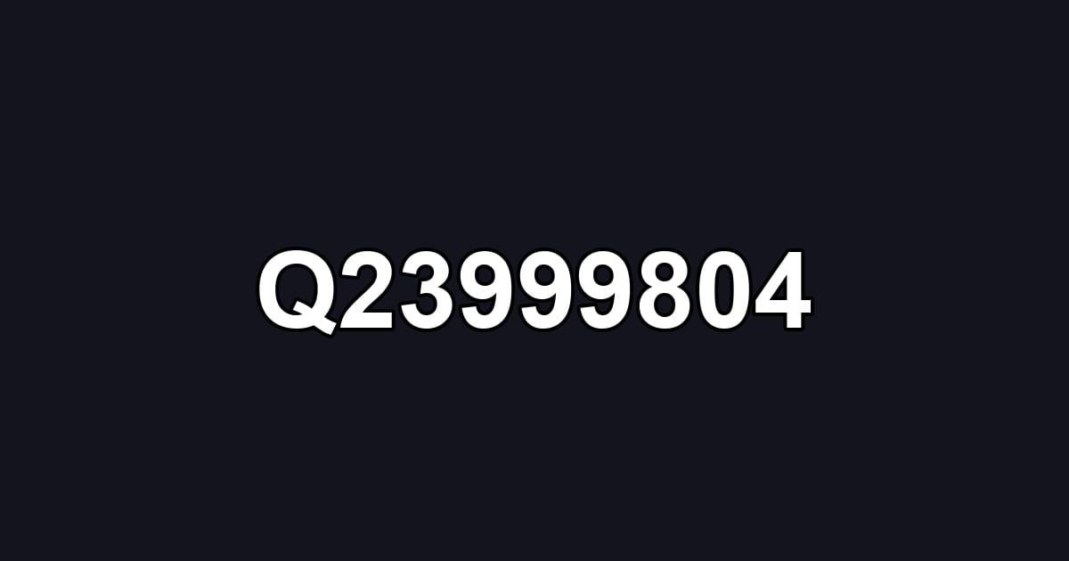 Q23999804