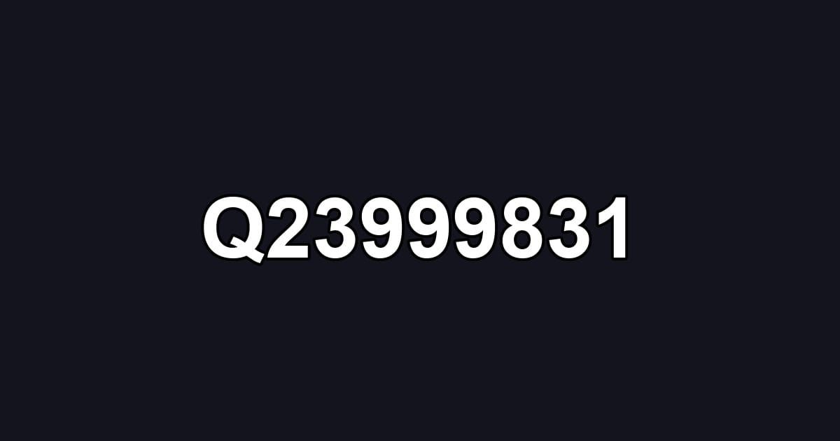Q23999831