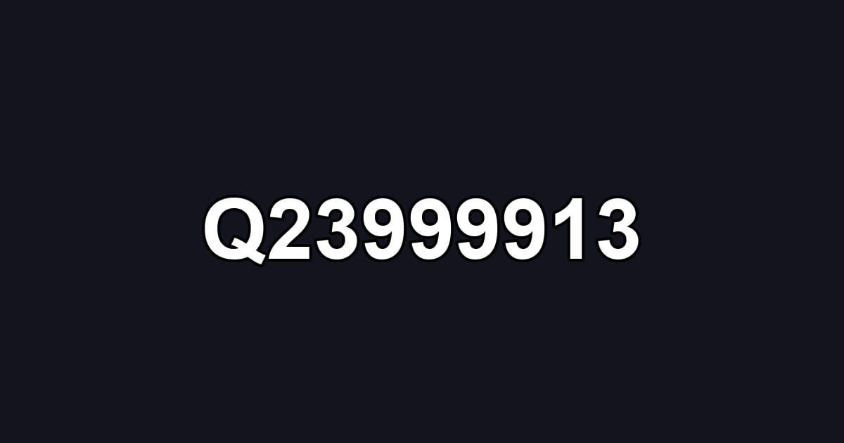 Q23999913