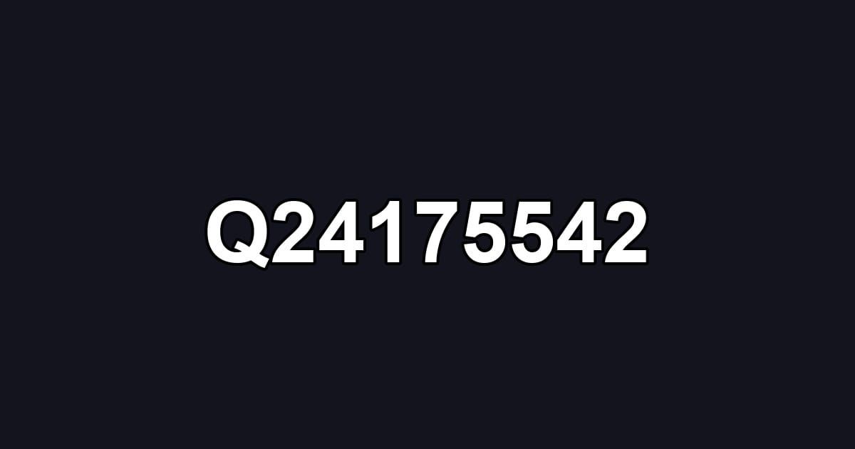 Q24175542