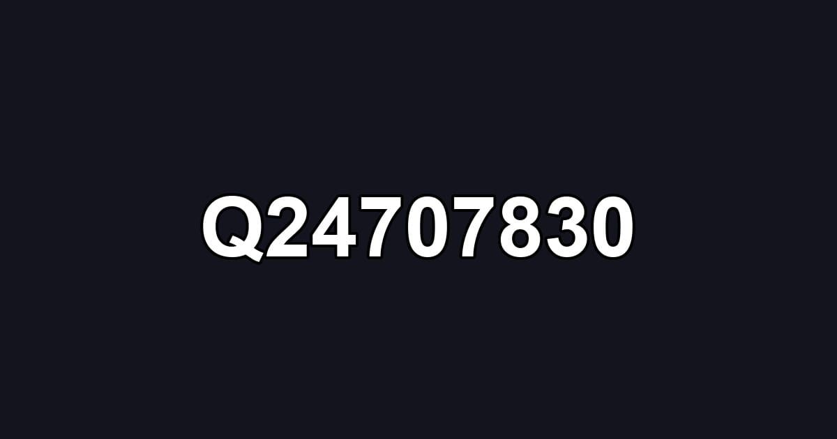 Q24707830