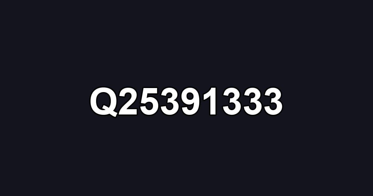 Q25391333