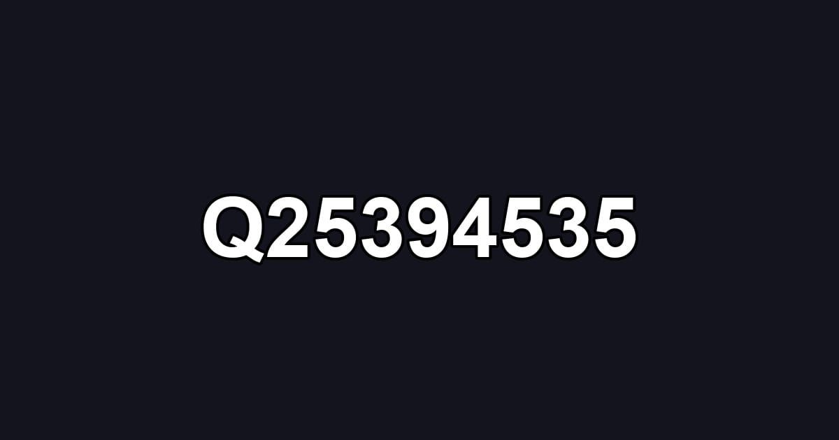 Q25394535
