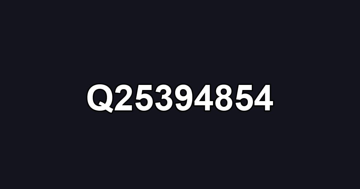Q25394854