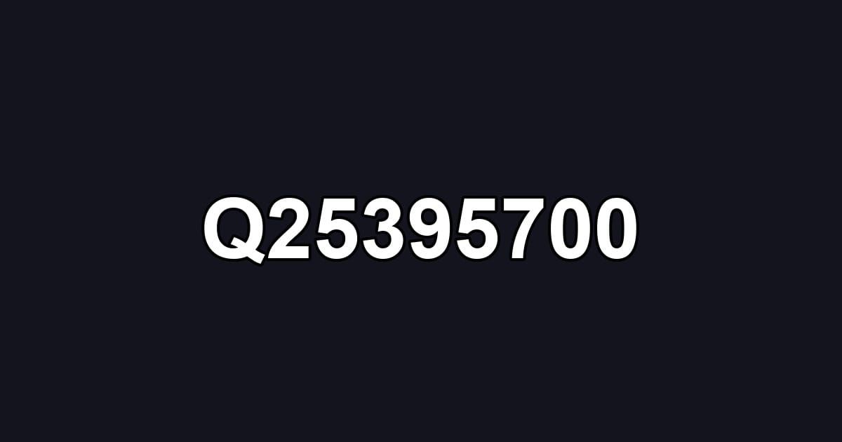 Q25395700