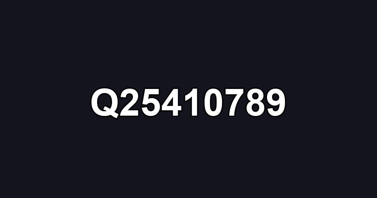 Q25410789