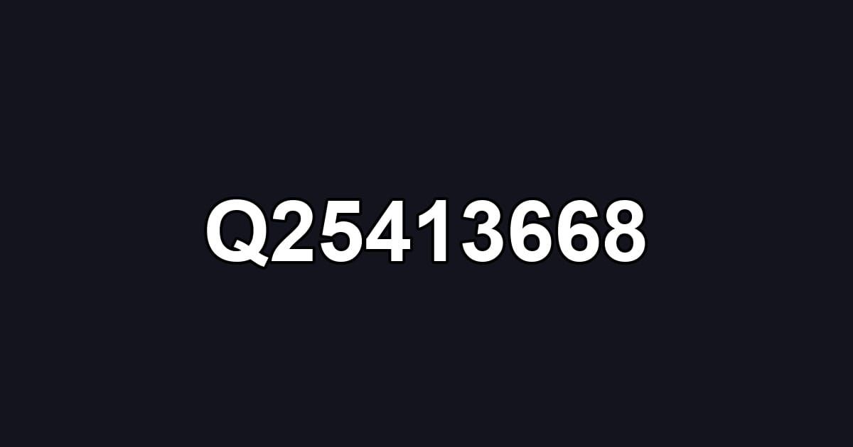 Q25413668