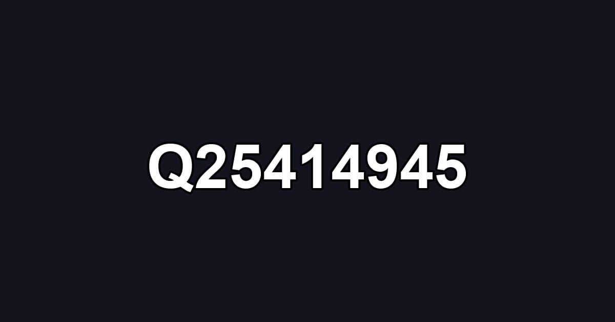 Q25414945