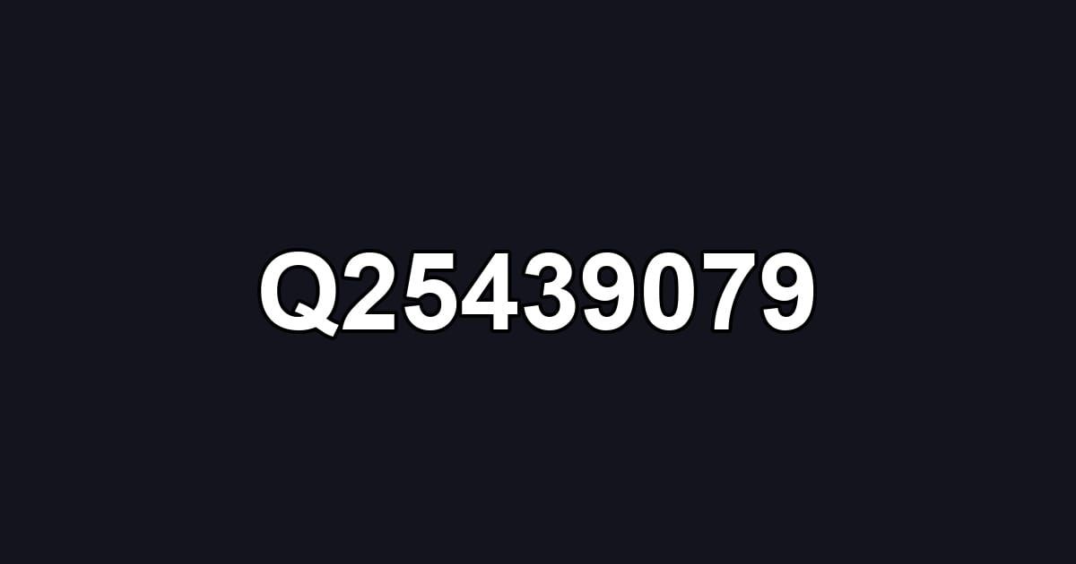 Q25439079