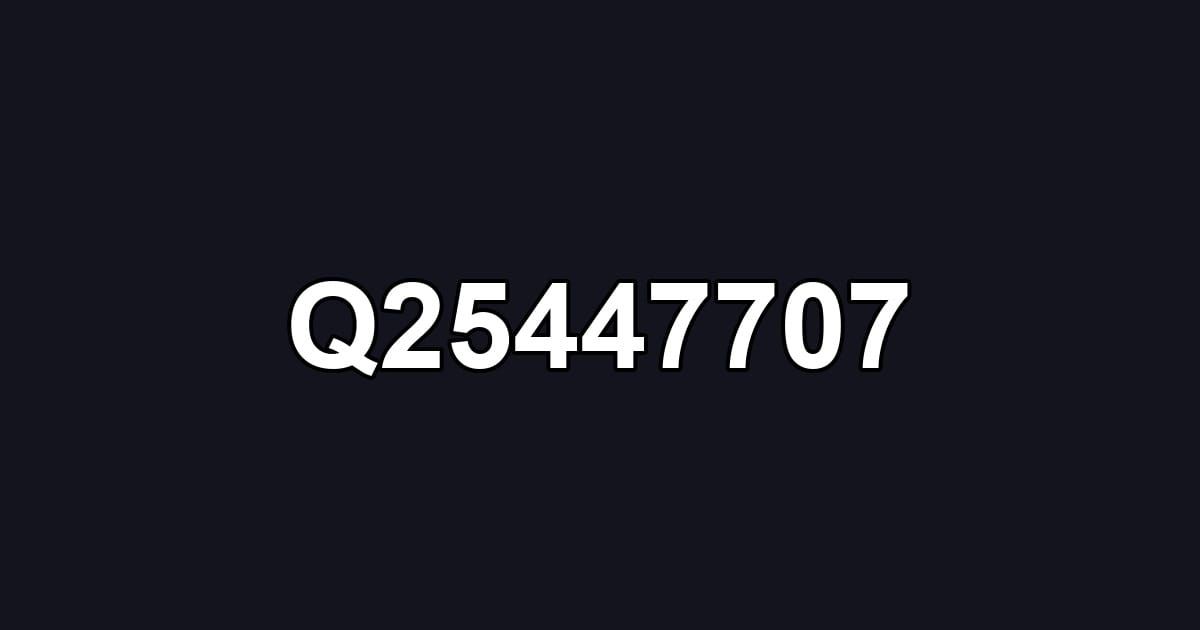Q25447707