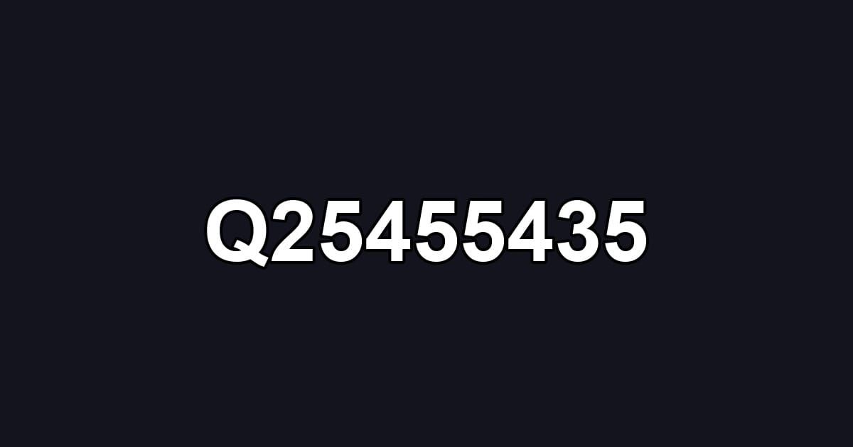 Q25455435