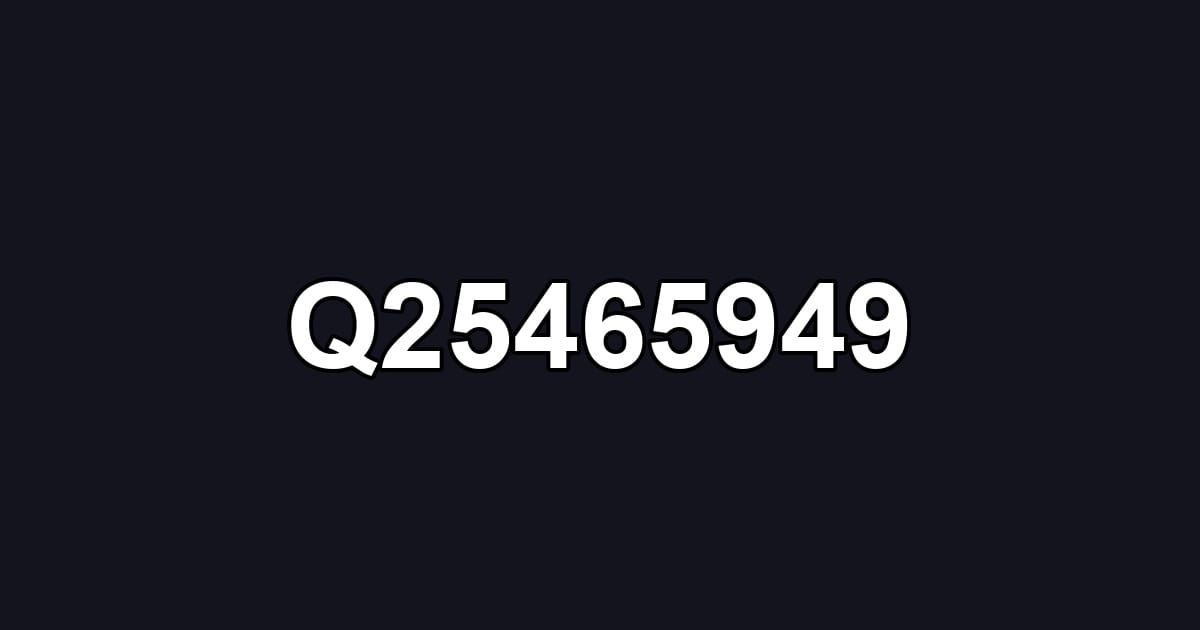 Q25465949
