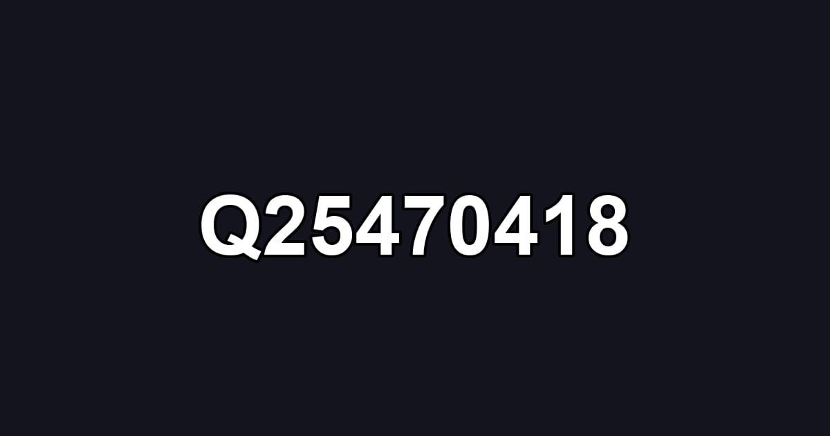 Q25470418