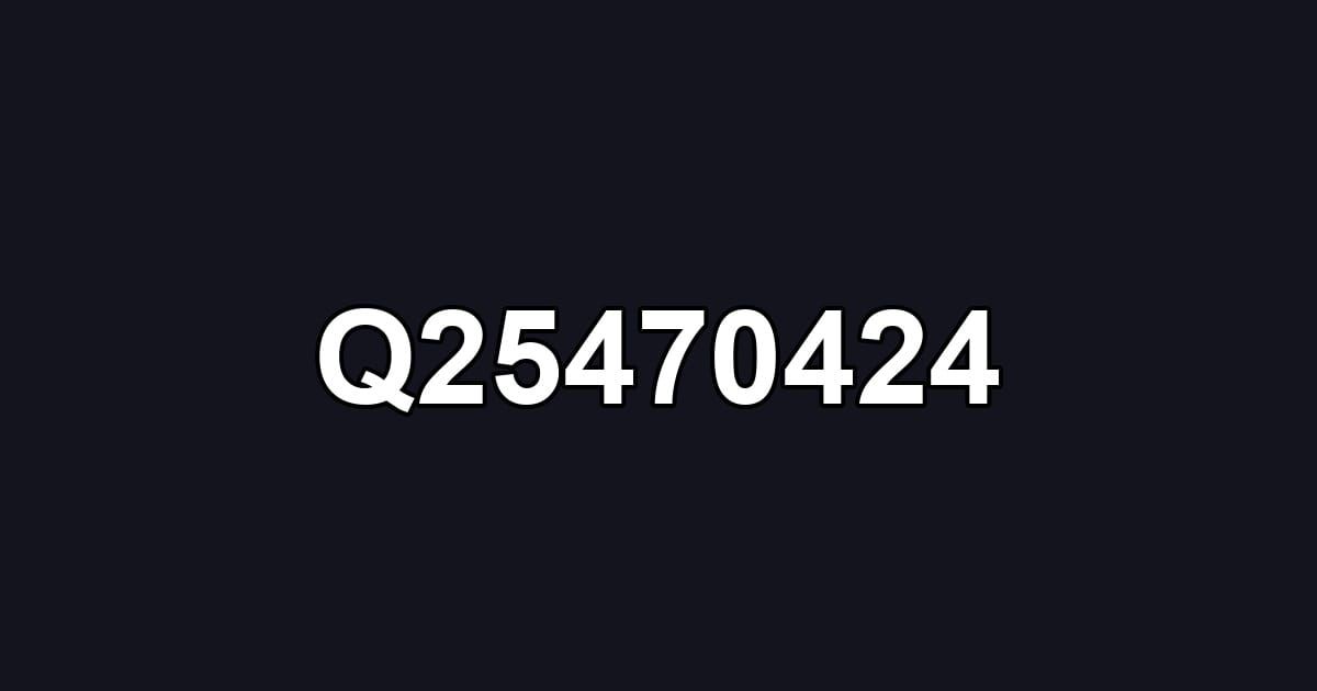 Q25470424