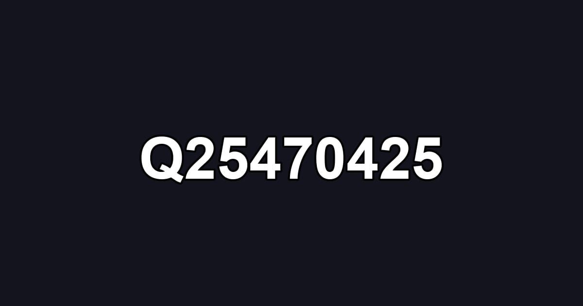 Q25470425
