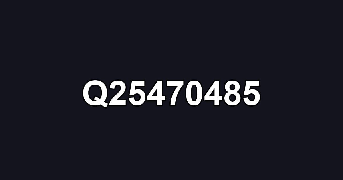 Q25470485