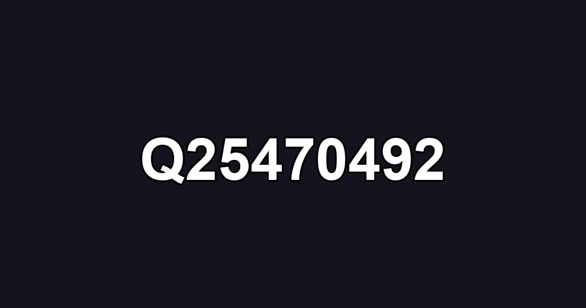 Q25470492