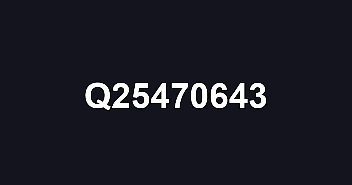 Q25470643