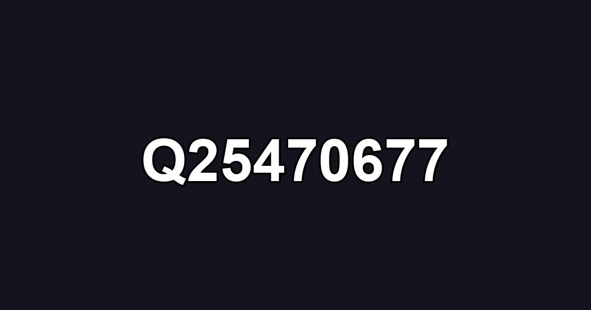 Q25470677