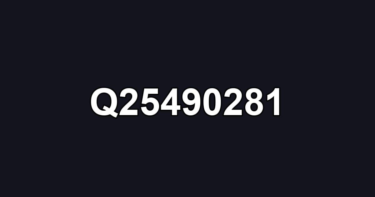 Q25490281