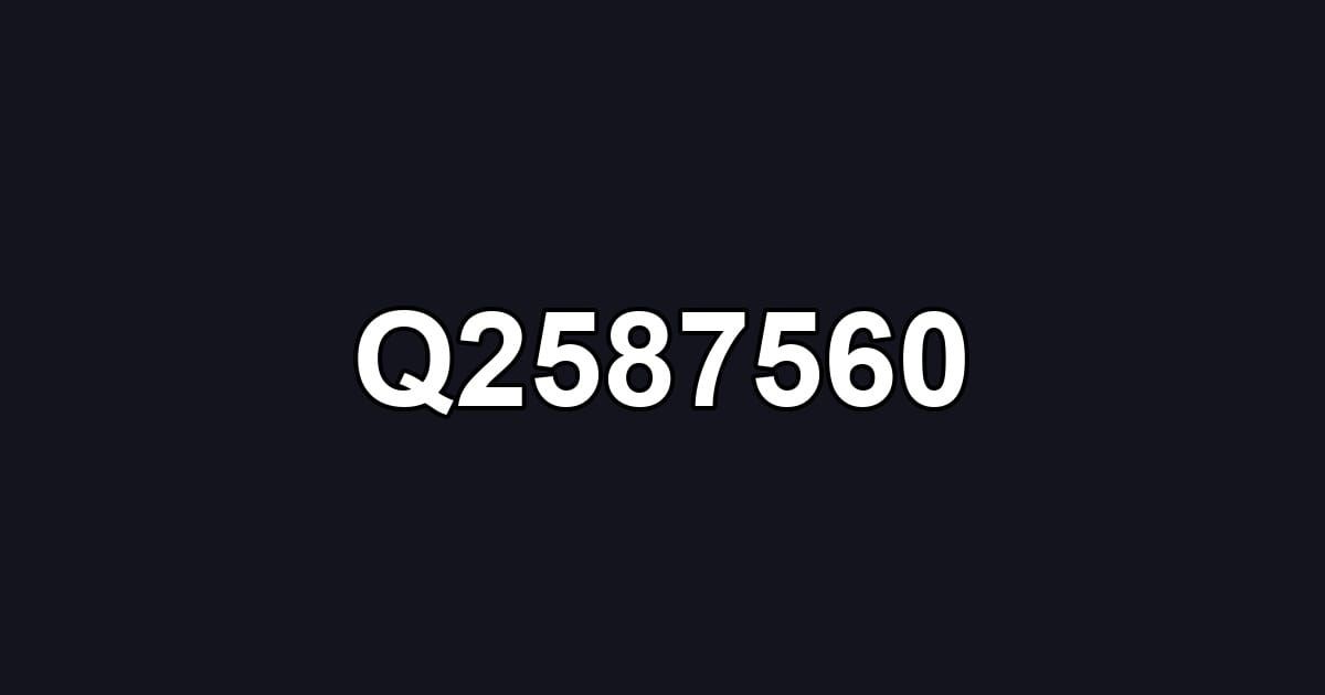 Q2587560