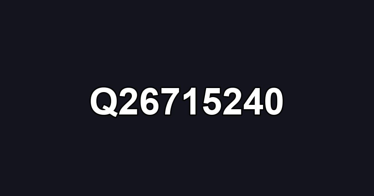 Q26715240