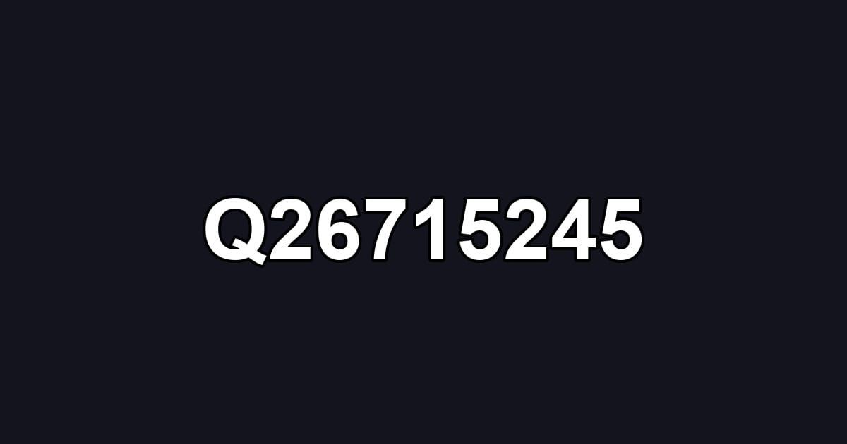 Q26715245