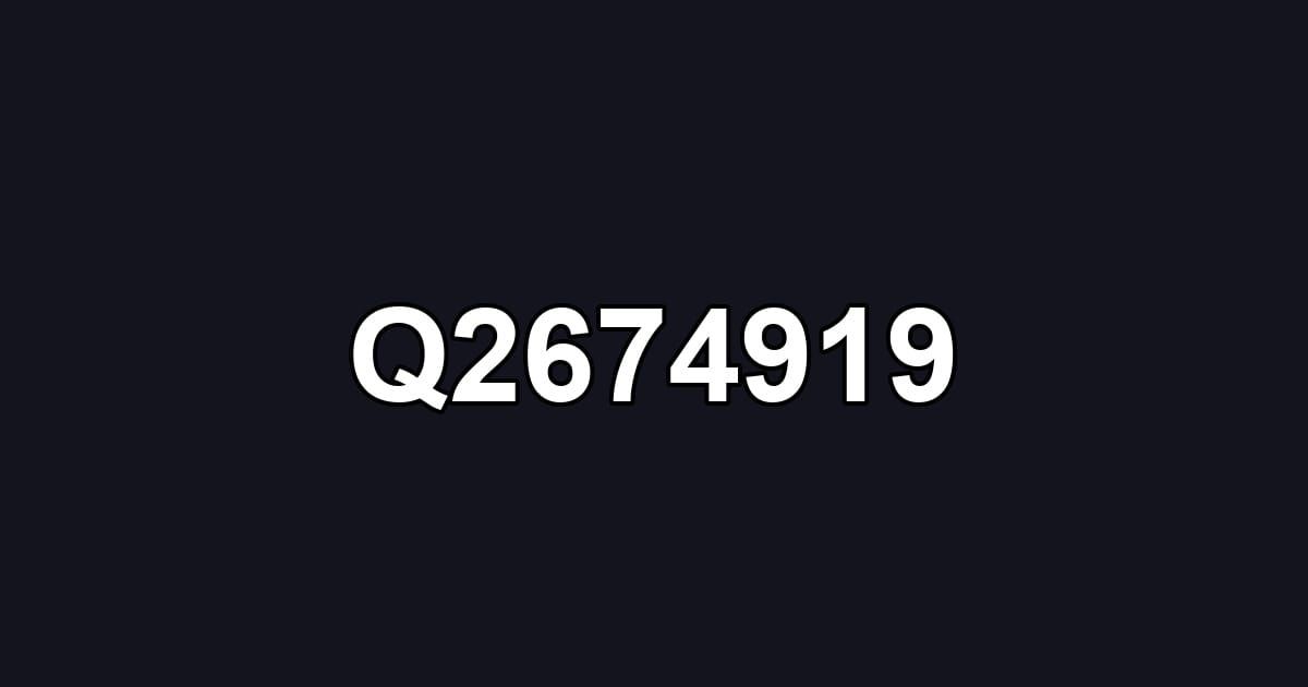 Q2674919