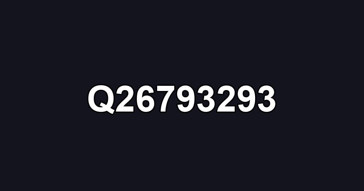 Q26793293