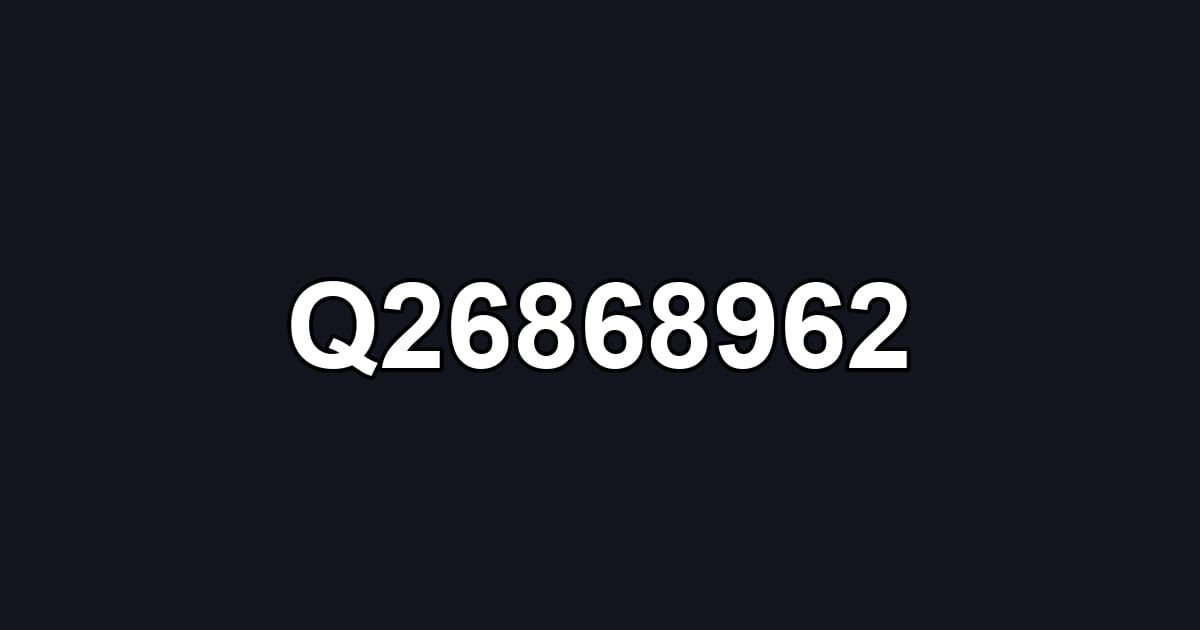 Q26868962