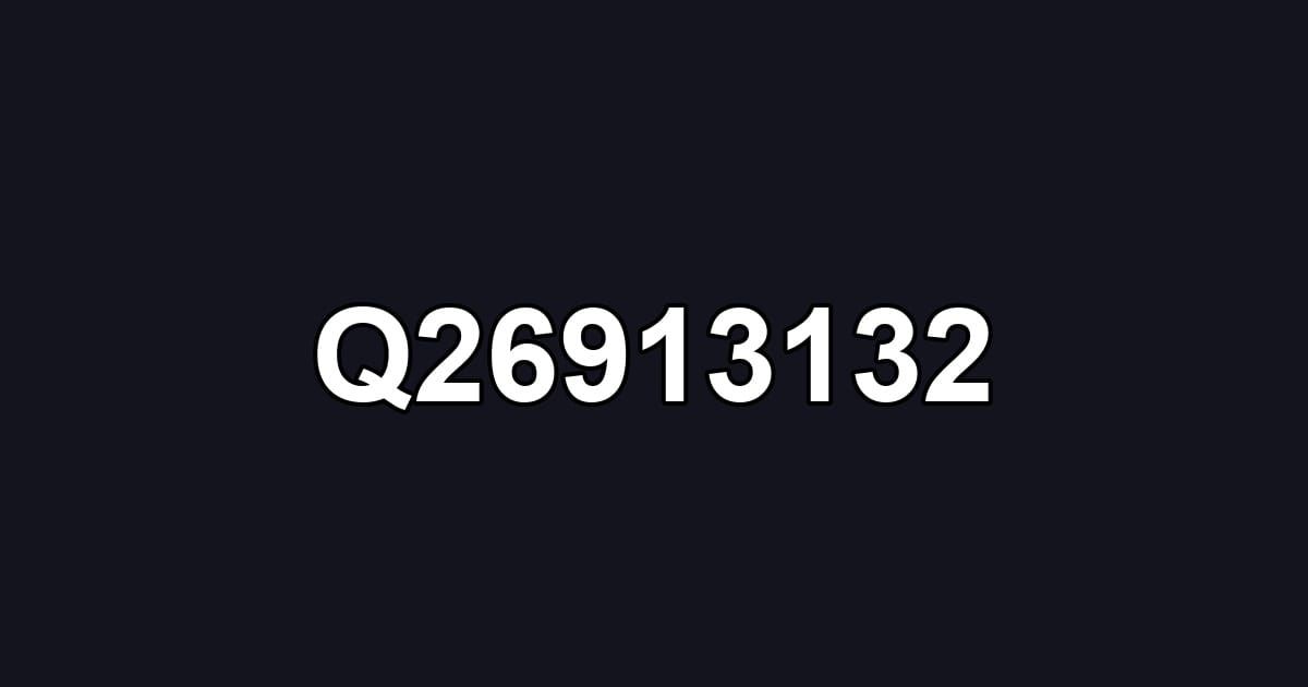 Q26913132