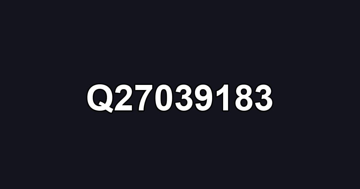 Q27039183
